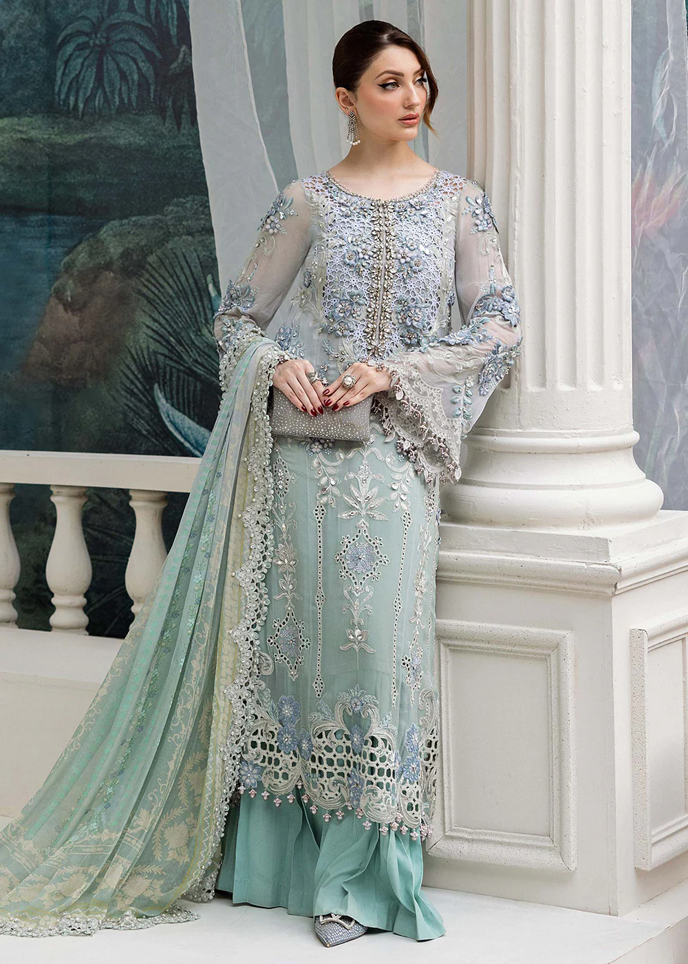Unstitched Chiffons '25 by Maria B | MPC-25-108 - Image 3