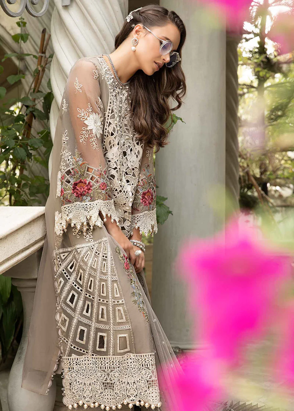 Unstitched Luxury Lawn Eid 2 Edition '24 by Maria B | EL-24-01 - Image 5