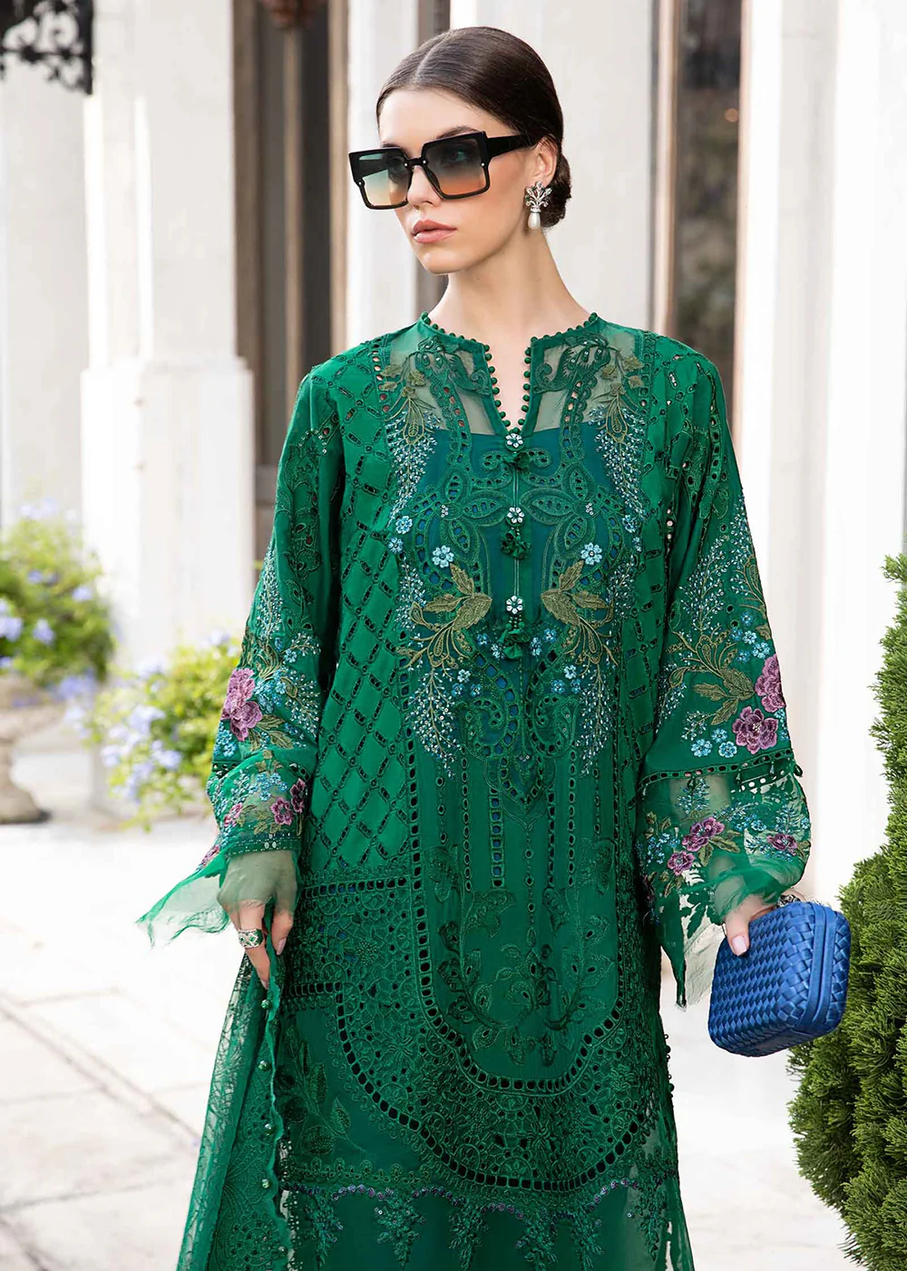 Unstitched Luxury Lawn Eid 2 Edition '24 by Maria B | EL-24-02 - Image 2