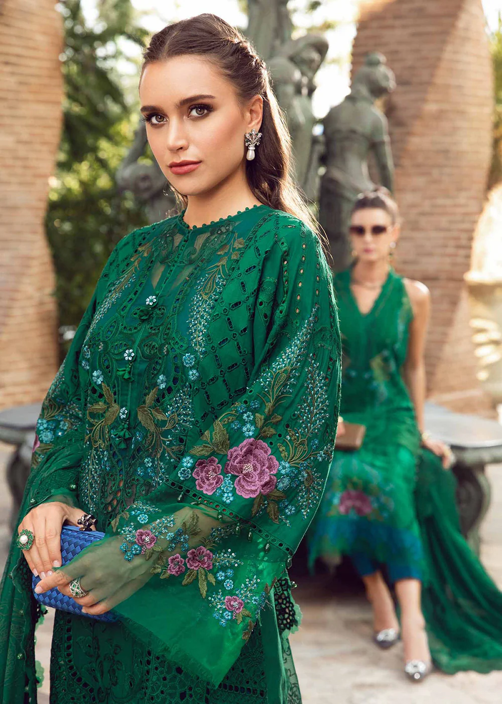 Unstitched Luxury Lawn Eid 2 Edition '24 by Maria B | EL-24-02 - Image 6