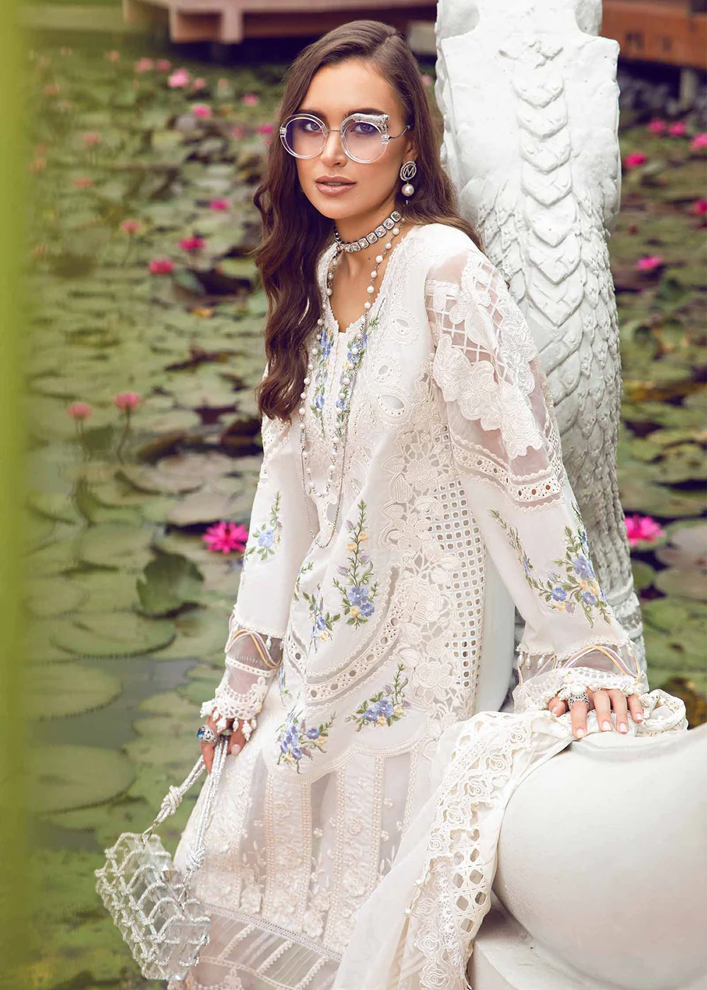 Unstitched Luxury Lawn Eid 2 Edition '24 by Maria B | EL-24-04 - Image 4