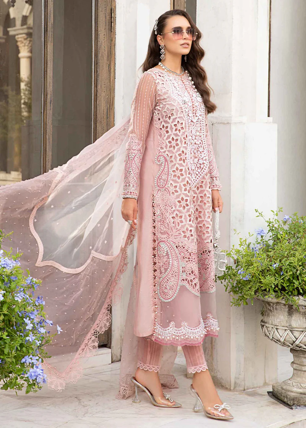 Unstitched Luxury Lawn Eid 2 Edition '24 by Maria B | EL-24-06 - Image 3