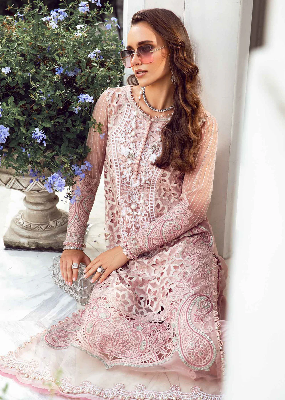 Unstitched Luxury Lawn Eid 2 Edition '24 by Maria B | EL-24-06 - Image 4