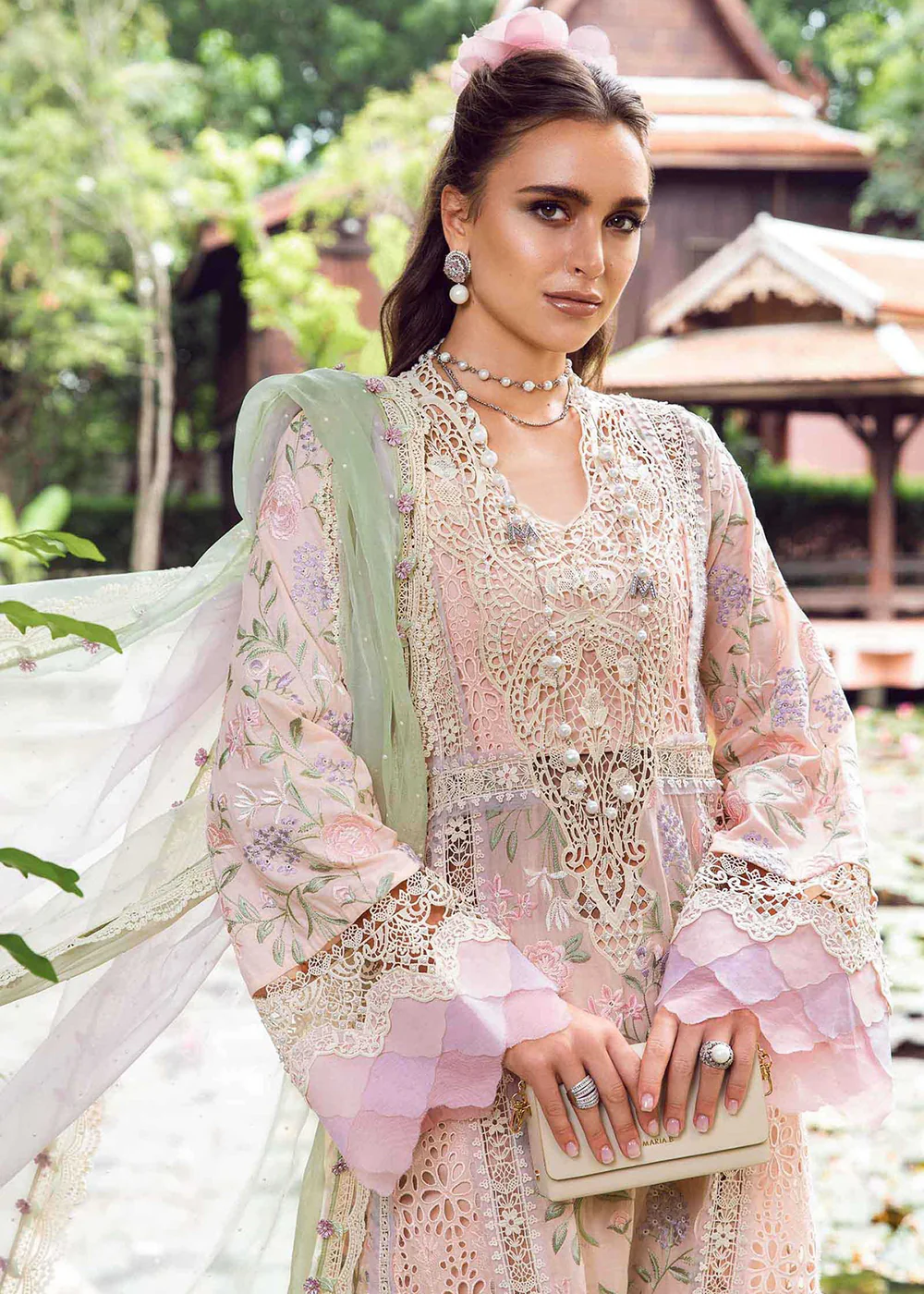 Unstitched Luxury Lawn Eid 2 Edition '24 by Maria B | EL-24-07 - Image 2