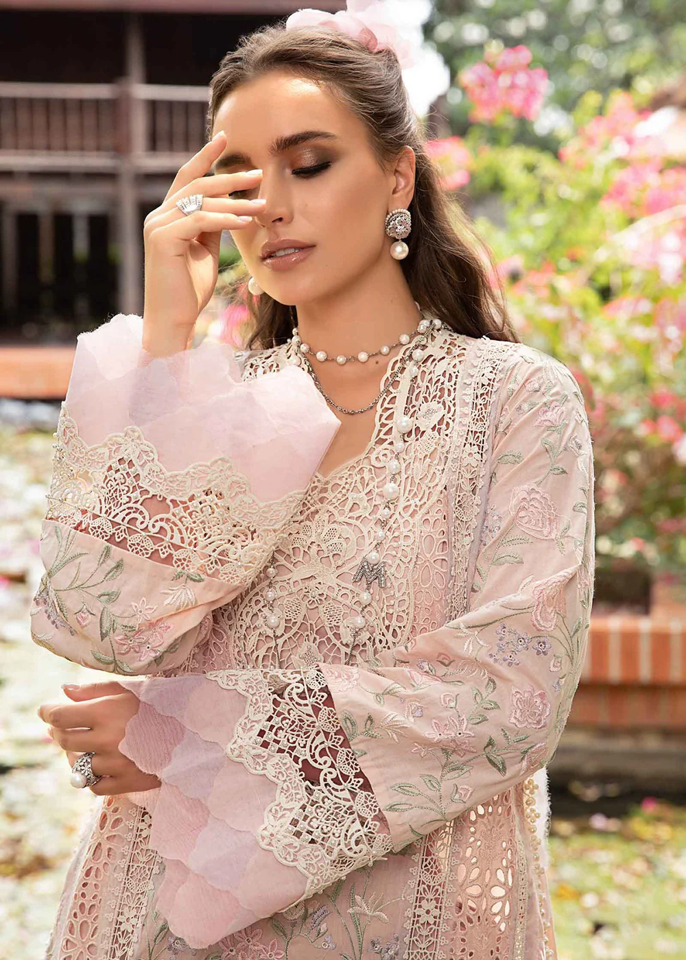 Unstitched Luxury Lawn Eid 2 Edition '24 by Maria B | EL-24-07 - Image 4