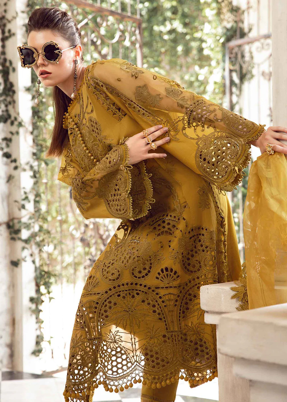Unstitched Luxury Lawn Eid 2 Edition '24 by Maria B | EL-24-08 - Image 4