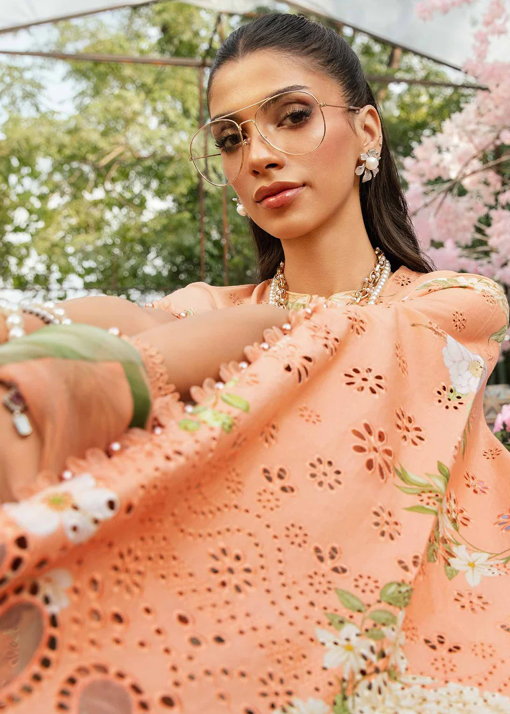 Unstitched M Prints Summer Edit '25 by Maria B | MPT-2602-A - Image 5