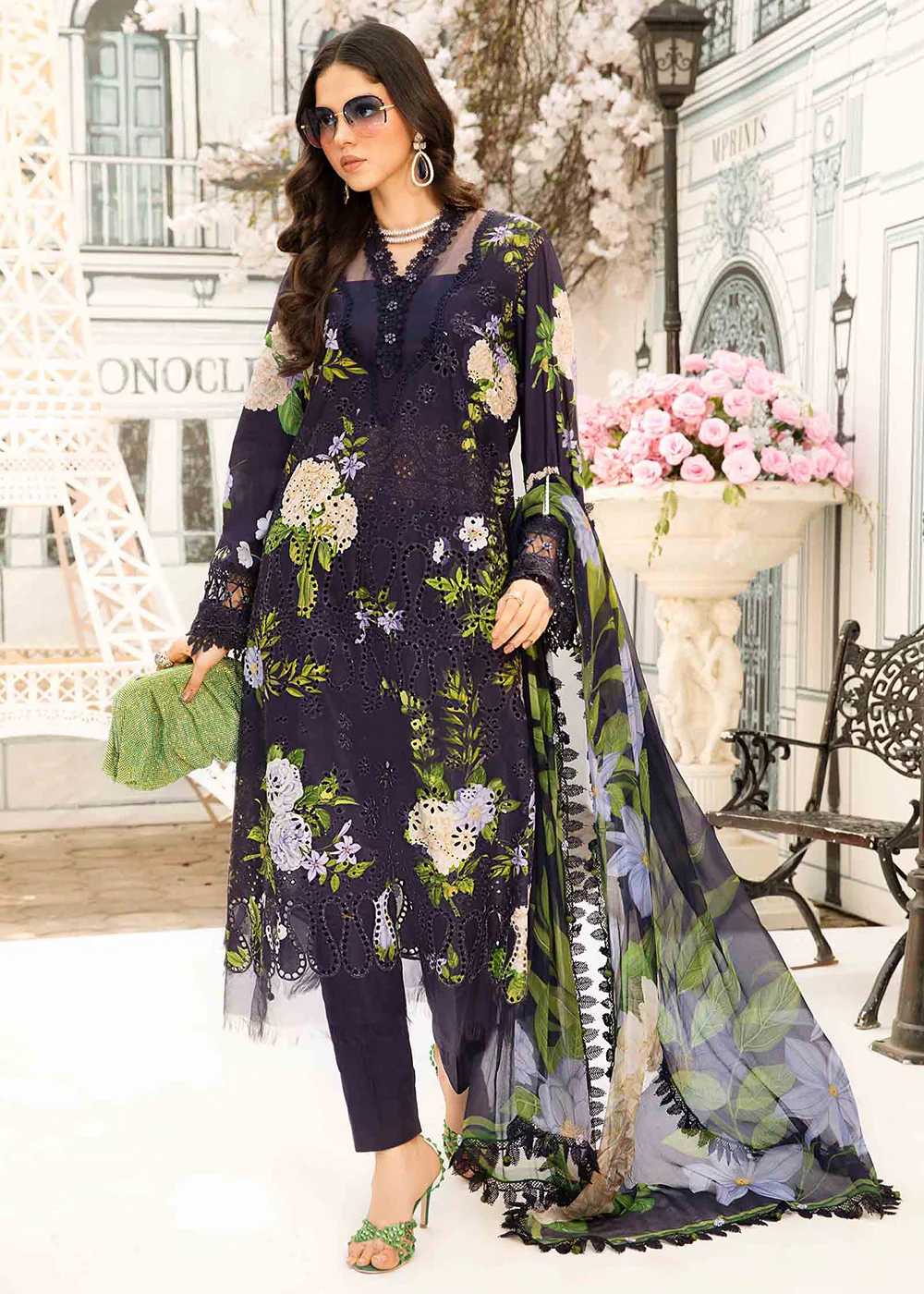 Unstitched M Prints Summer Edit '25 by Maria B | MPT-2602-B