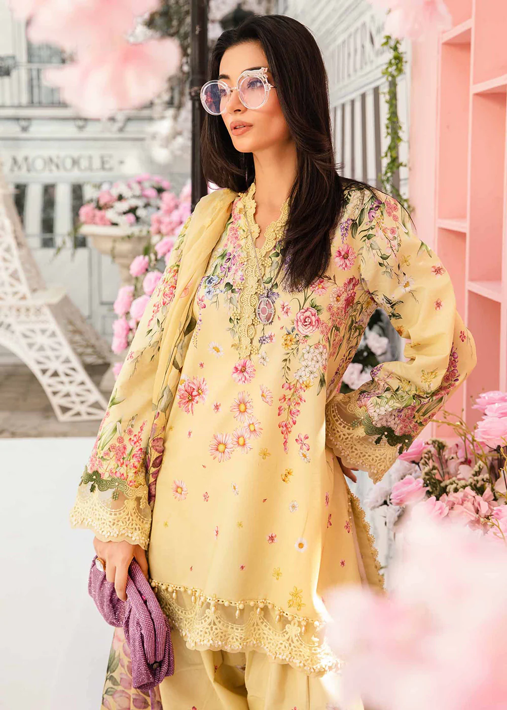 Unstitched M Prints Summer Edit '25 by Maria B | MPT-2603-A - Image 2