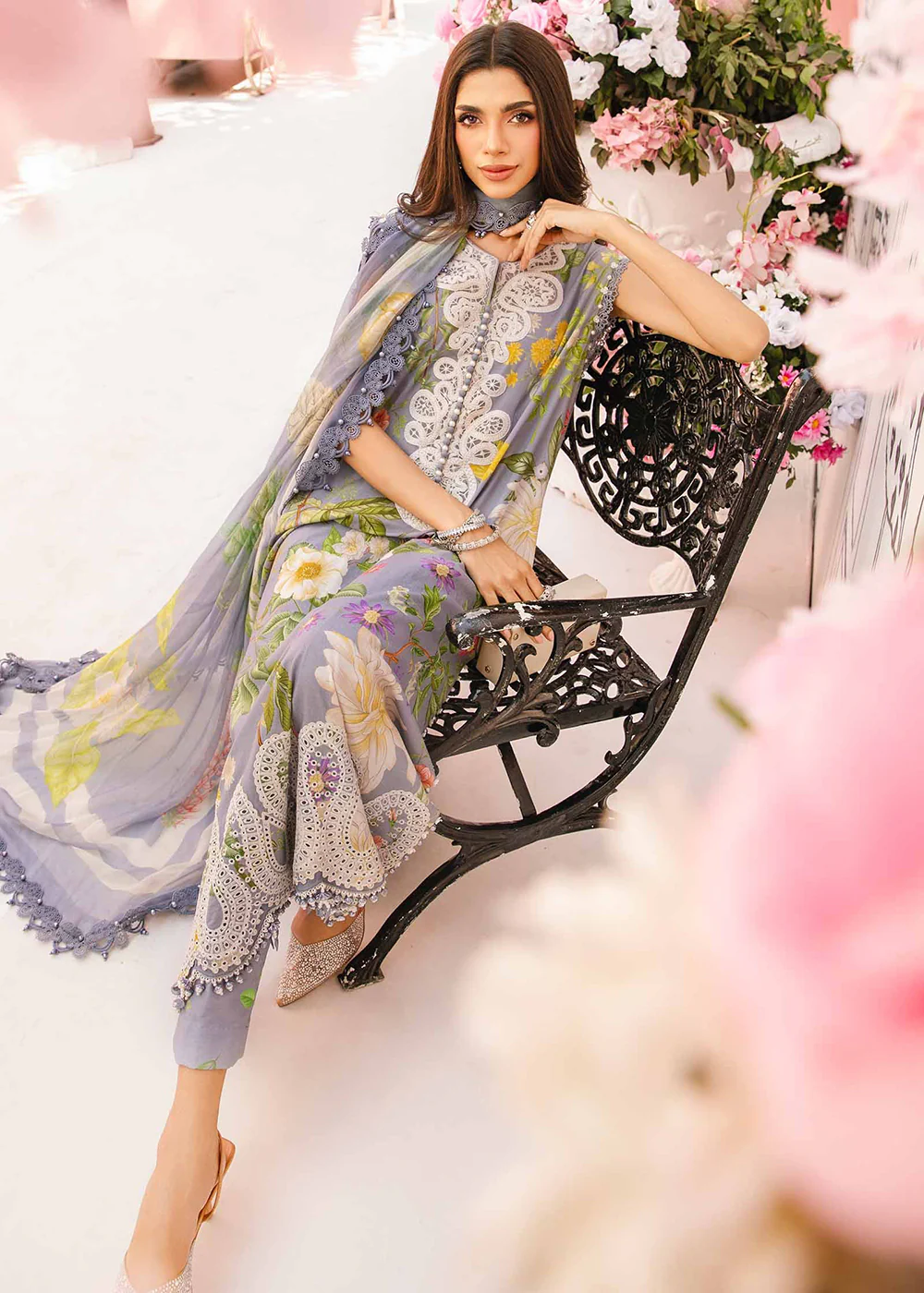 Unstitched M Prints Summer Edit '25 by Maria B | MPT-2604-A - Image 5