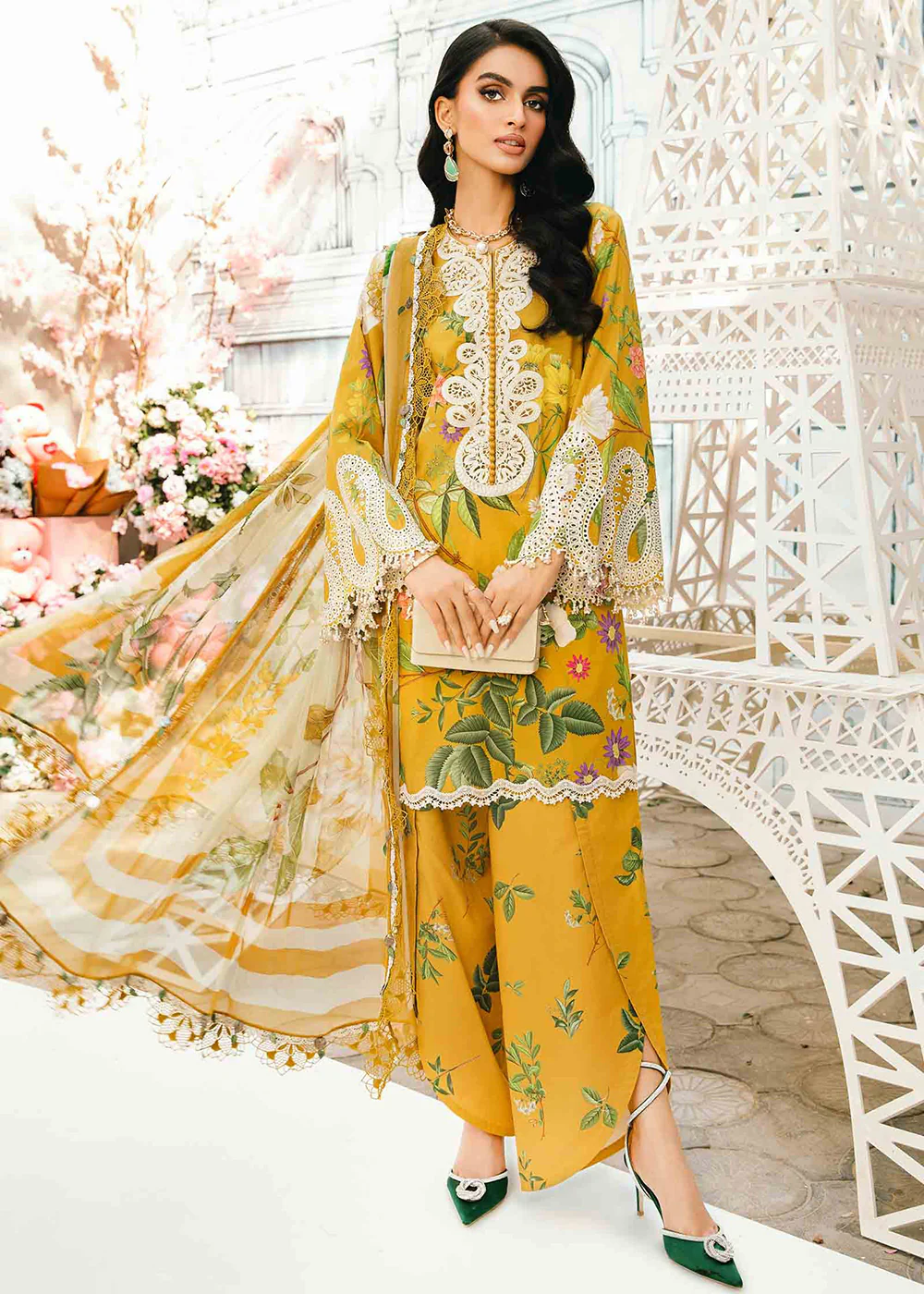 Unstitched M Prints Summer Edit '25 by Maria B | MPT-2604-B