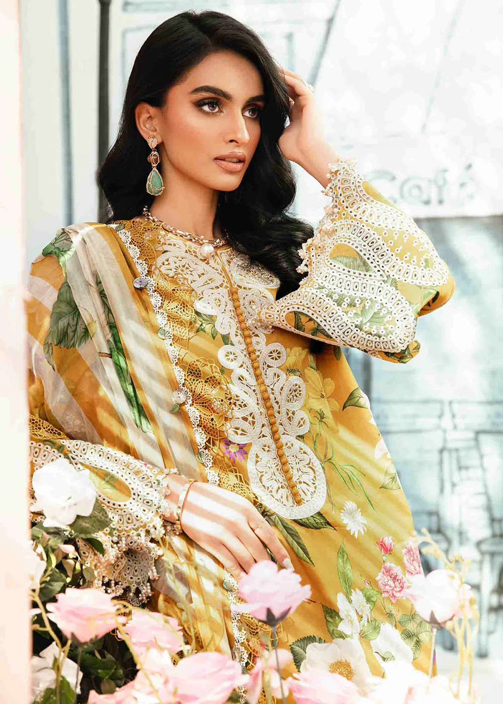 Unstitched M Prints Summer Edit '25 by Maria B | MPT-2604-B - Image 4