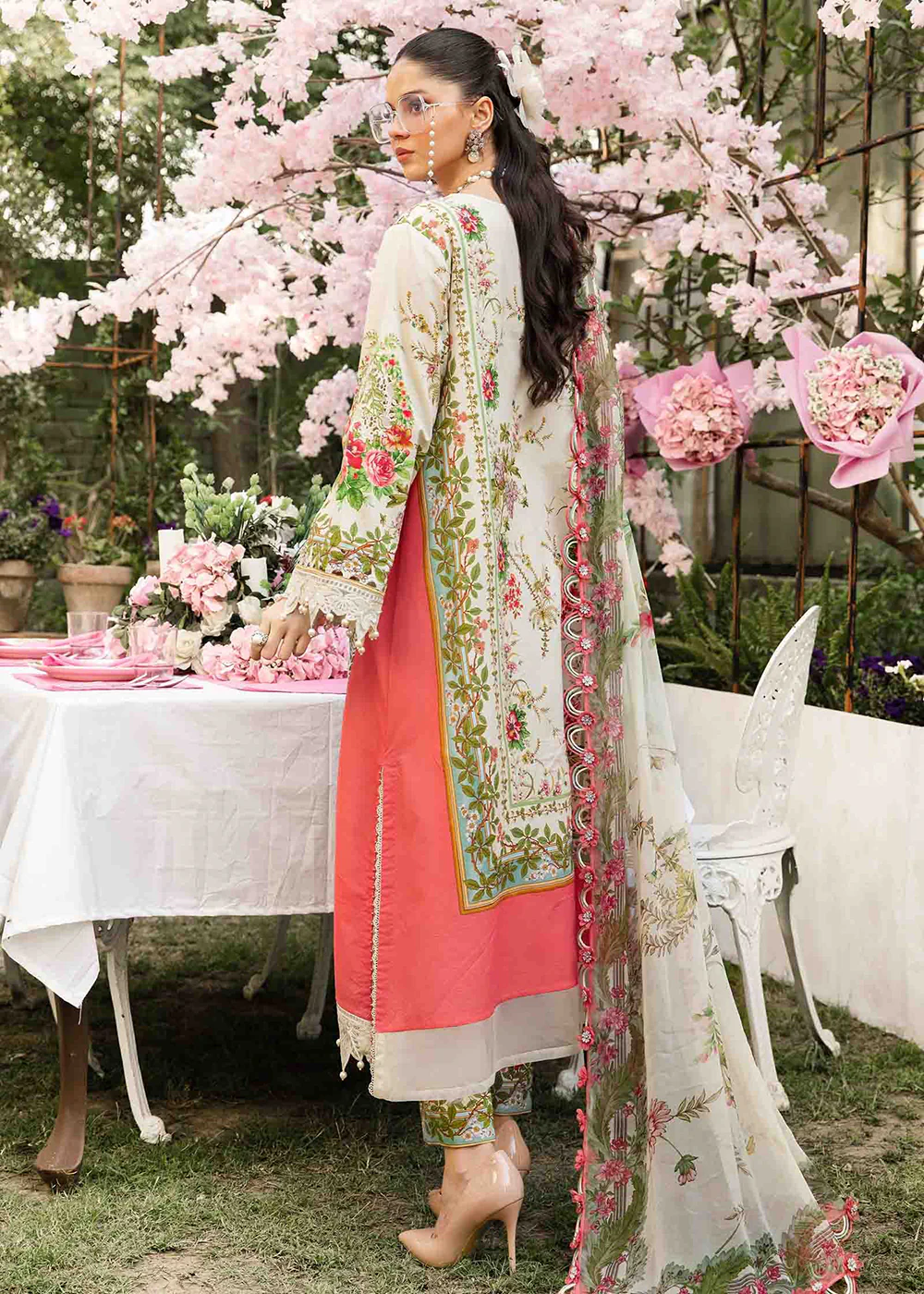 Unstitched M Prints Summer Edit '25 by Maria B | MPT-2605-A - Image 3