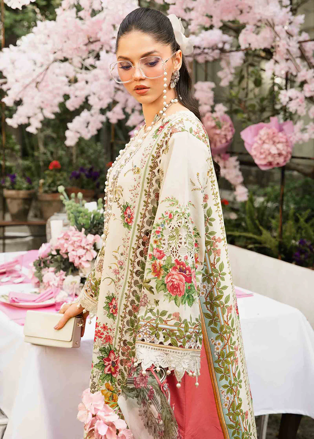 Unstitched M Prints Summer Edit '25 by Maria B | MPT-2605-A - Image 6