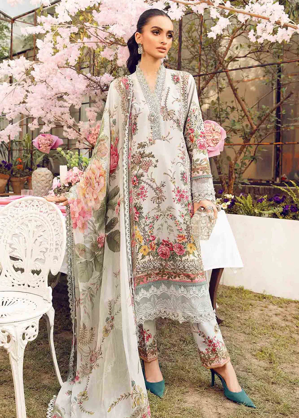 Unstitched M Prints Summer Edit '25 by Maria B | MPT-2605-B