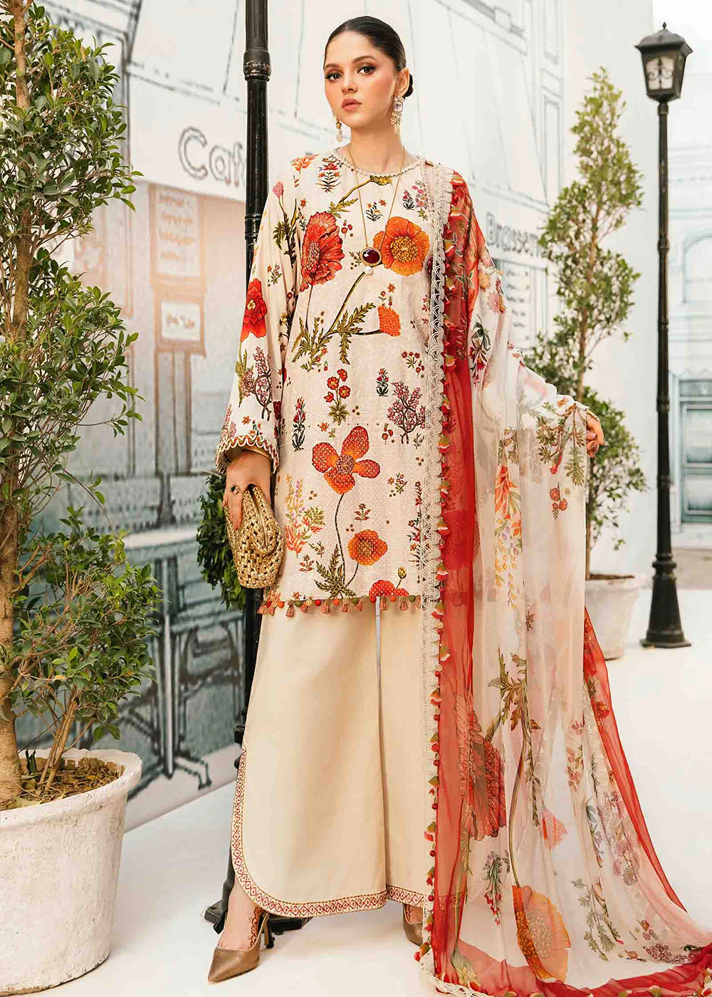Unstitched M Prints Summer Edit '25 by Maria B | MPT-2607-A