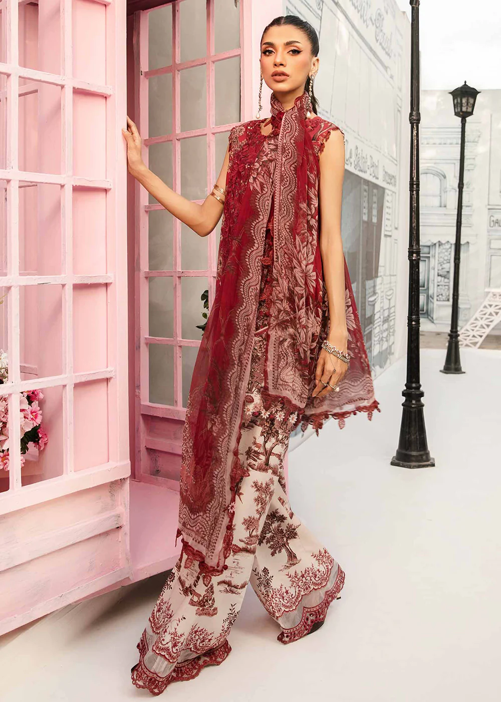 Unstitched M Prints Summer Edit '25 by Maria B | MPT-2608-A - Image 6