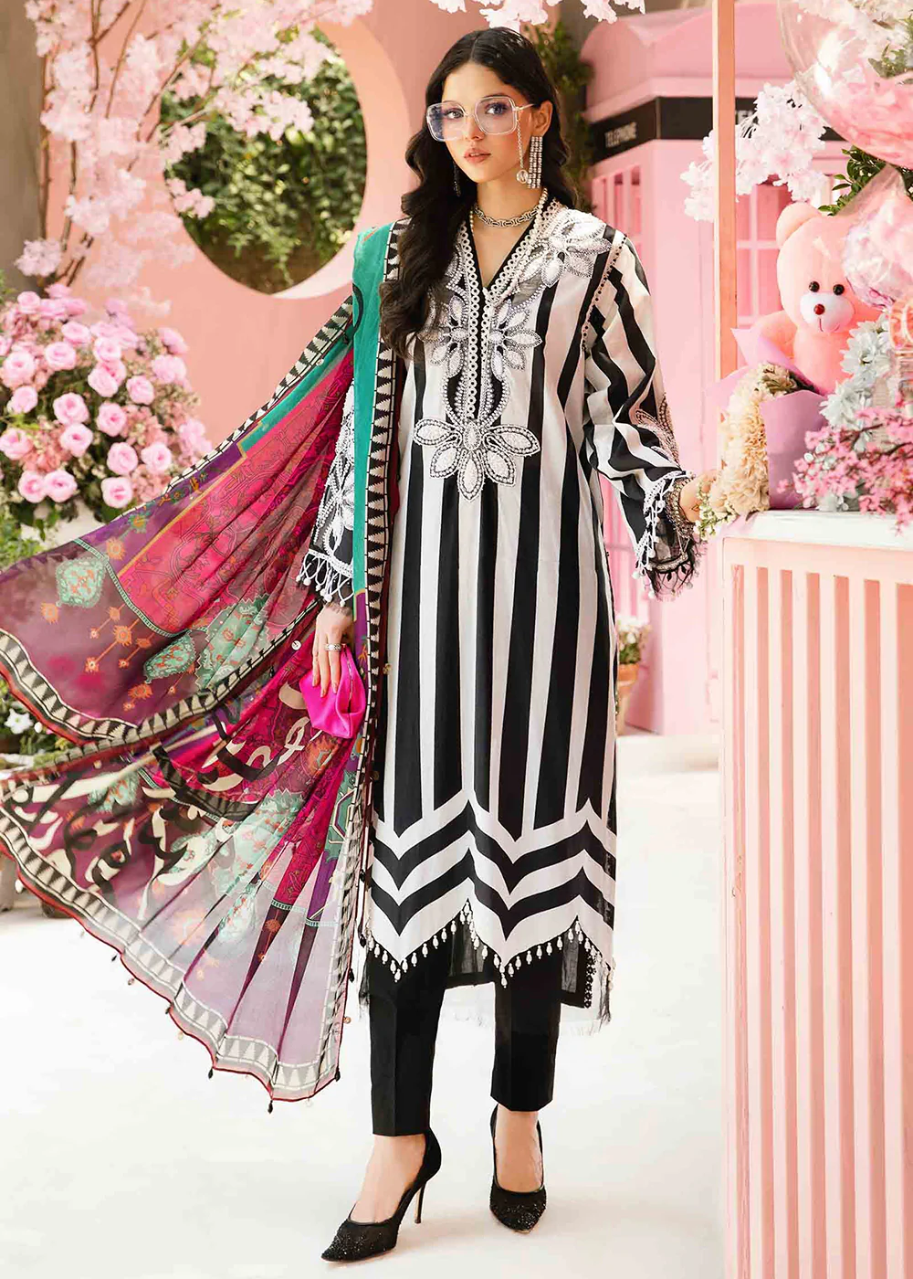 Unstitched M Prints Summer Edit '25 by Maria B | MPT-2609-B