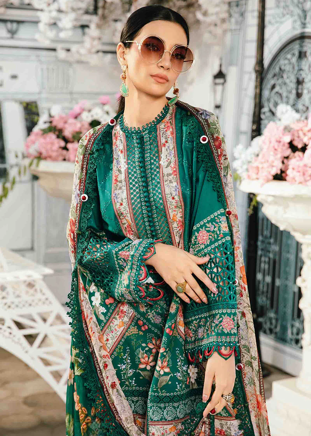 Unstitched M Prints Summer Edit '25 by Maria B | MPT-2610-A - Image 3