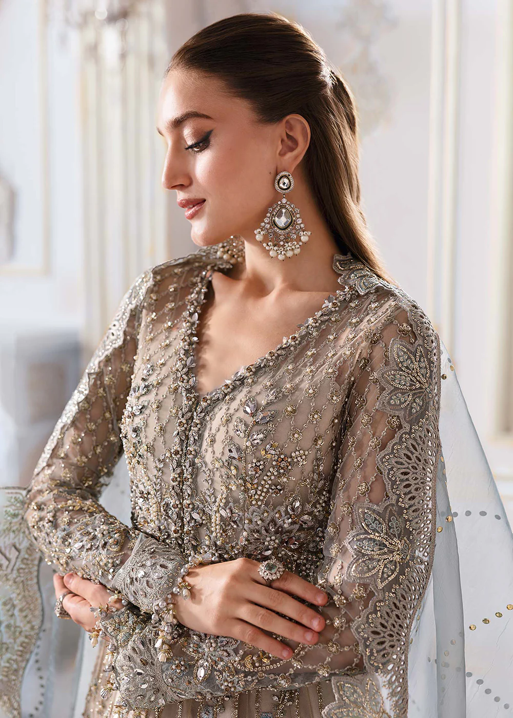Unstitched Mbroidered Edition '25 by Maria B | BD-3002 - Image 7