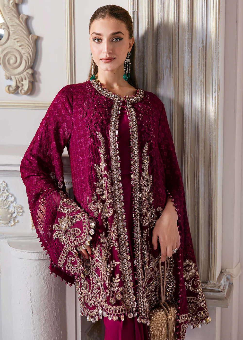 Unstitched Mbroidered Edition '25 by Maria B | BD-3003 - Image 4