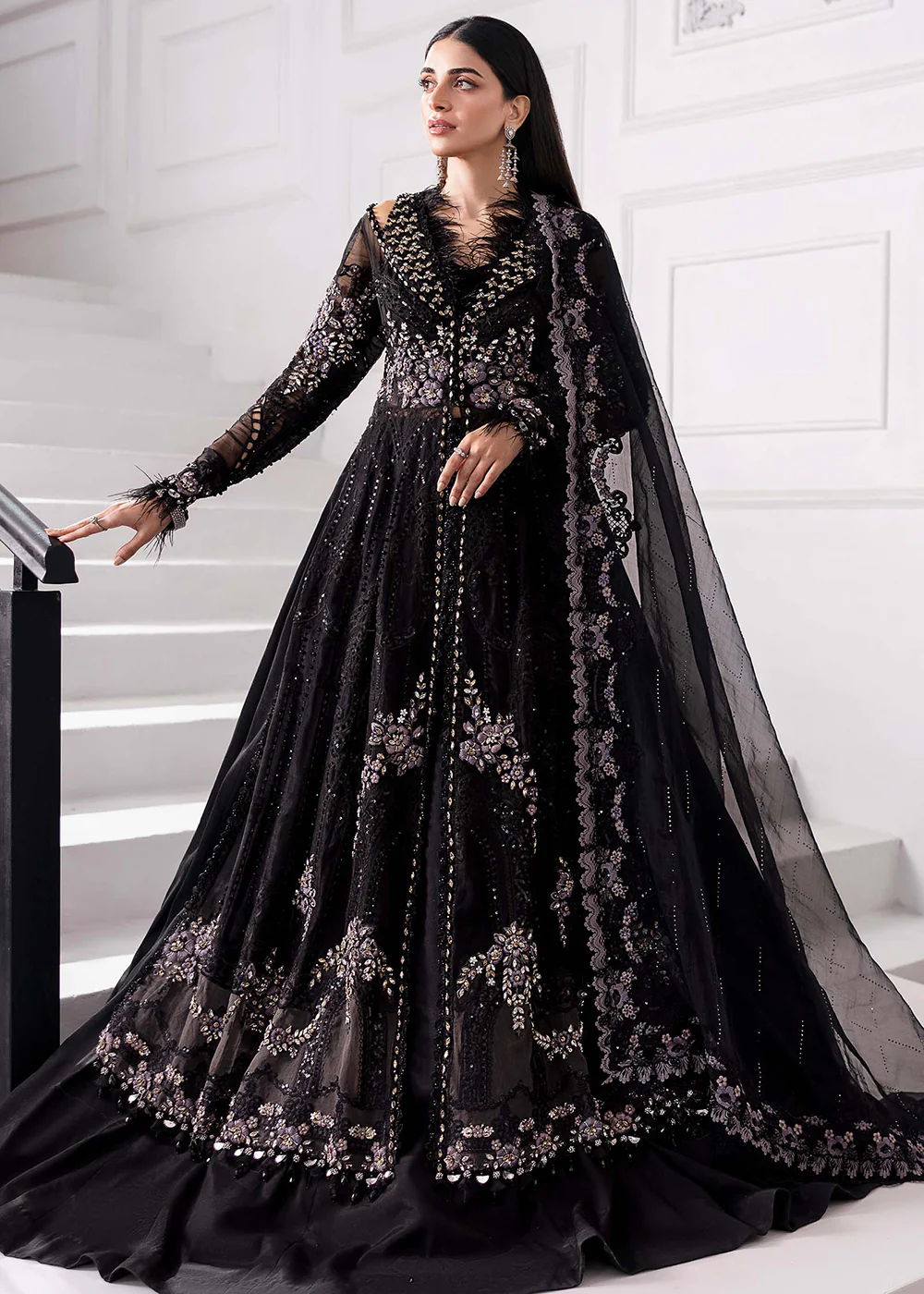 Unstitched Mbroidered Edition '25 by Maria B | BD-3004 - Image 5
