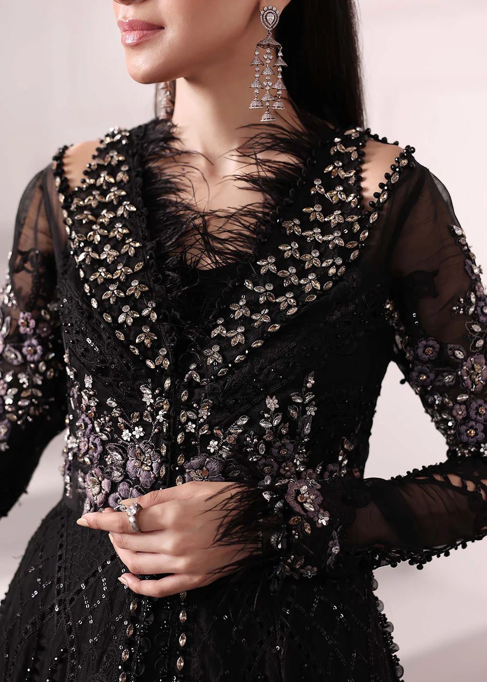Unstitched Mbroidered Edition '25 by Maria B | BD-3004 - Image 7