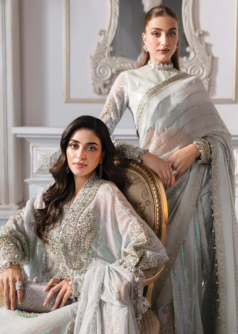 Unstitched Mbroidered Edition '25 by Maria B | BD-3005 - Image 15