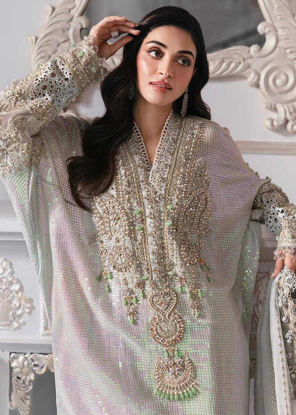 Unstitched Mbroidered Edition '25 by Maria B | BD-3005 - Image 3