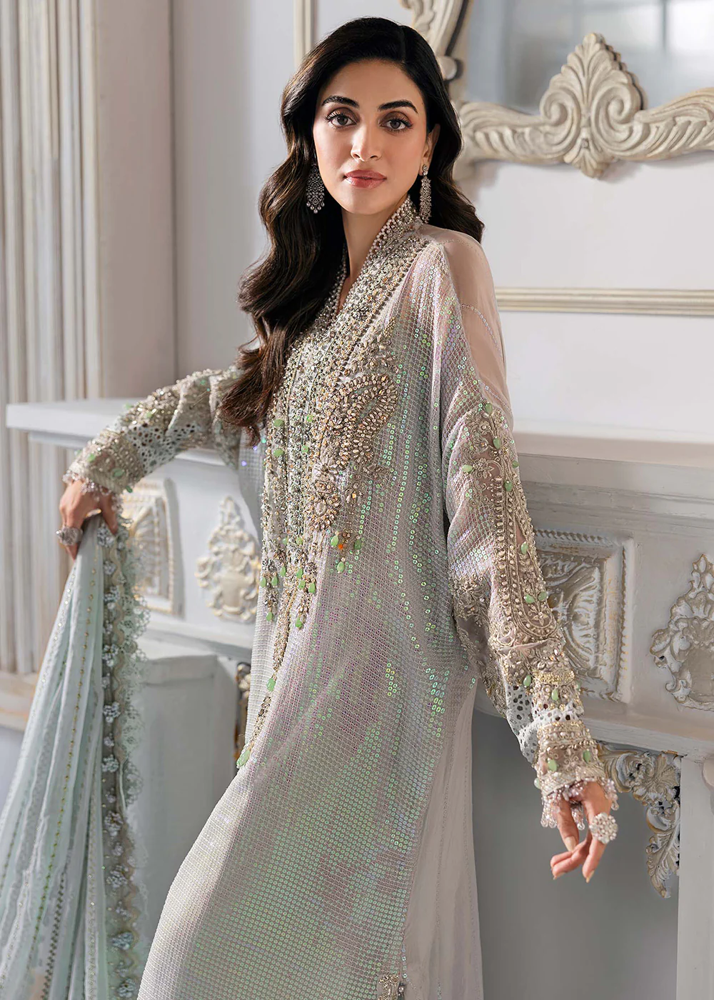 Unstitched Mbroidered Edition '25 by Maria B | BD-3005 - Image 4