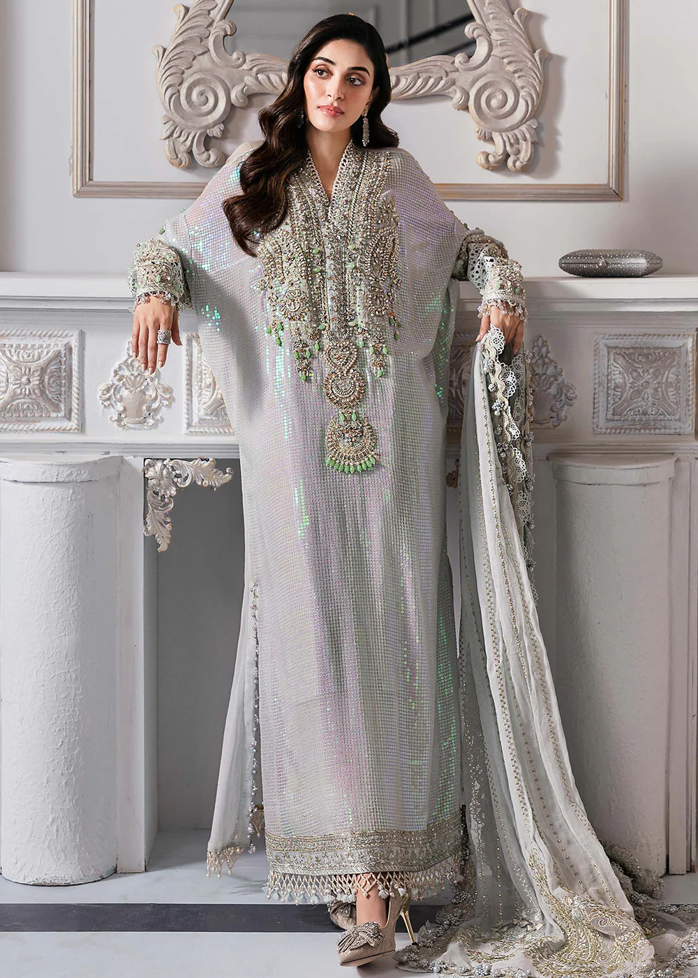 Unstitched Mbroidered Edition '25 by Maria B | BD-3005 - Image 7