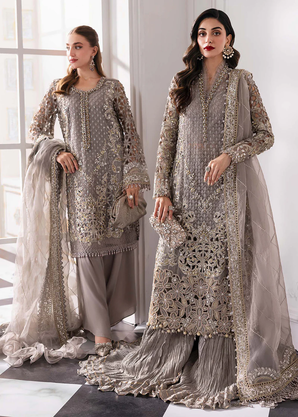 Unstitched Mbroidered Edition '25 by Maria B | BD-3006 - Image 10