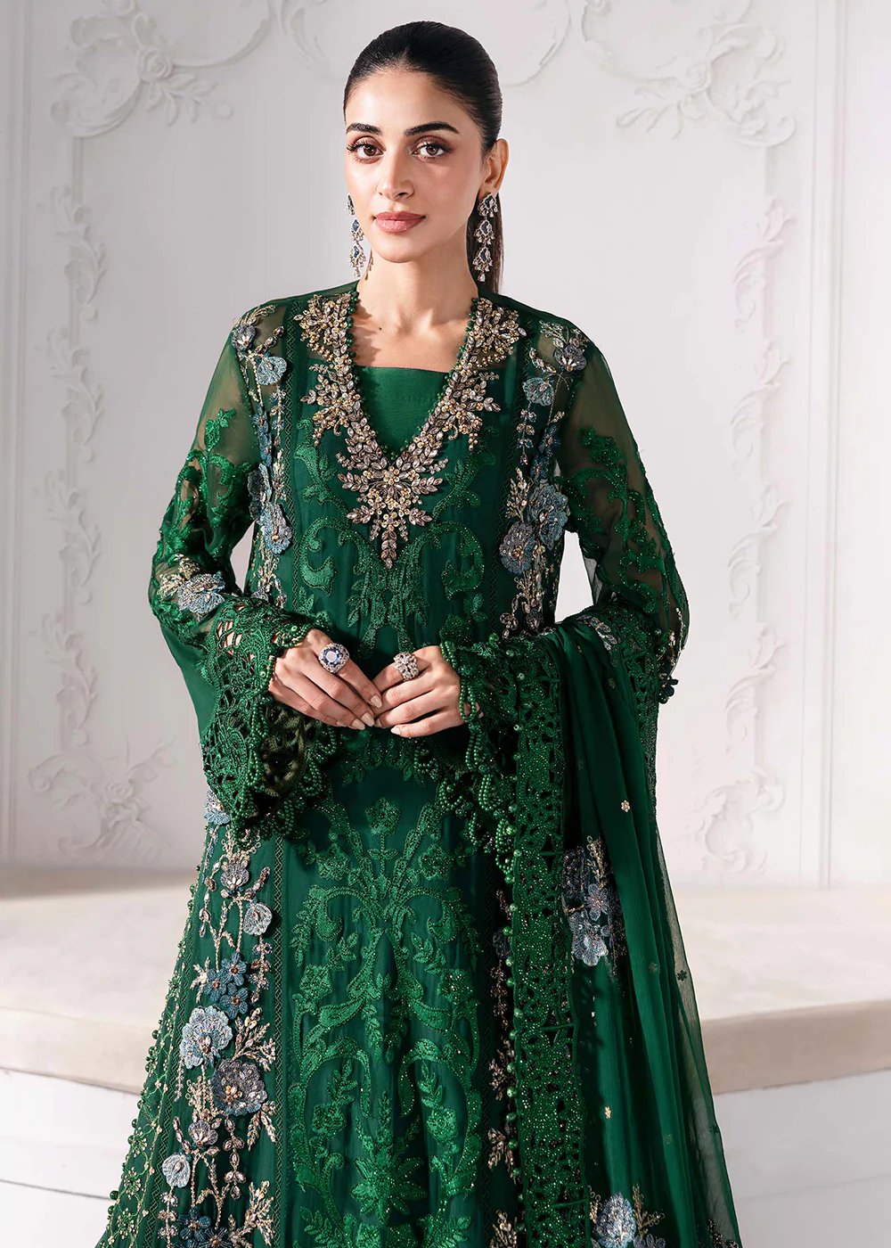 Unstitched Mbroidered Edition '25 by Maria B | BD-3008 - Image 2