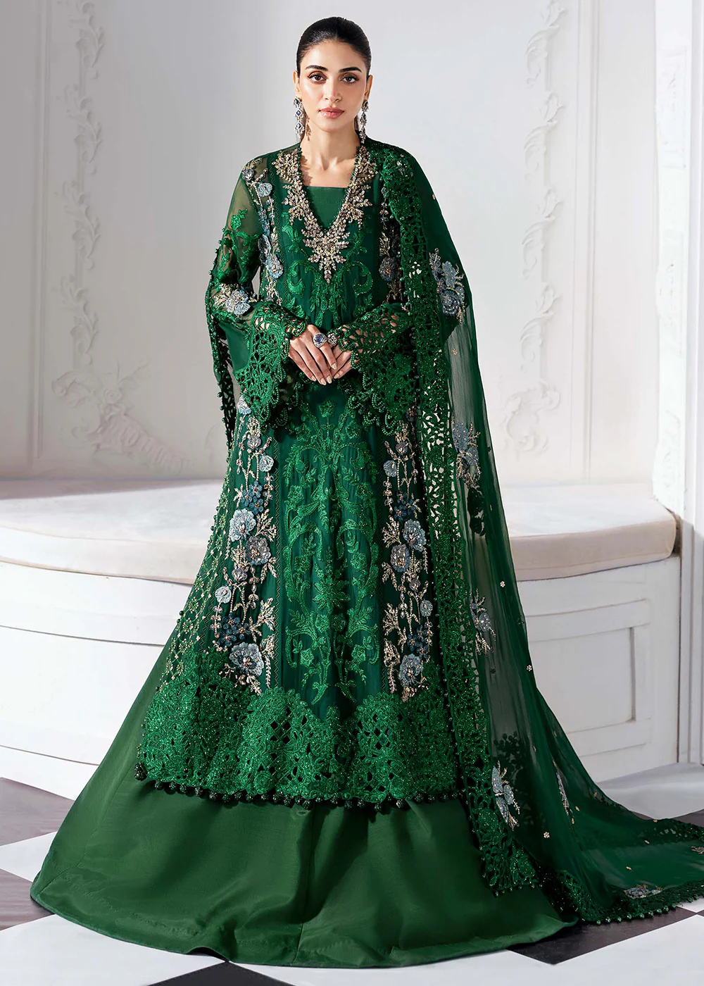Unstitched Mbroidered Edition '25 by Maria B | BD-3008 - Image 5