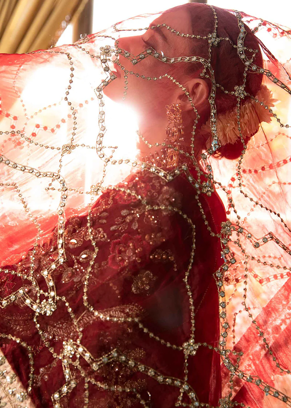 Unstitched Mbroidered Wedding Formals 2024 by Maria B | BD-2807 - Image 13