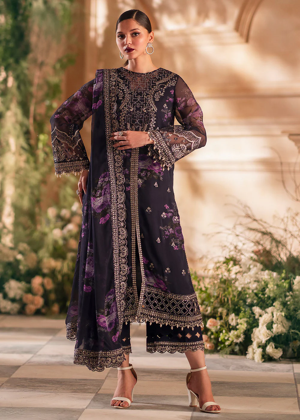 Vasal Luxury Chiffon Collection '24 by Charizma | VSL5-01 - Image 4