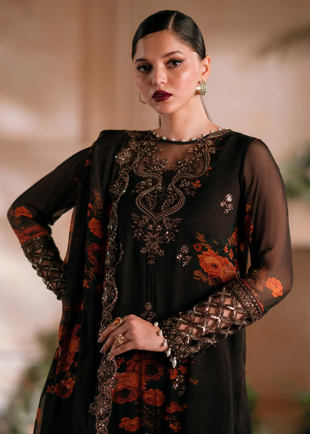 Vasal Luxury Chiffon Collection '24 by Charizma | VSL5-04 - Image 2