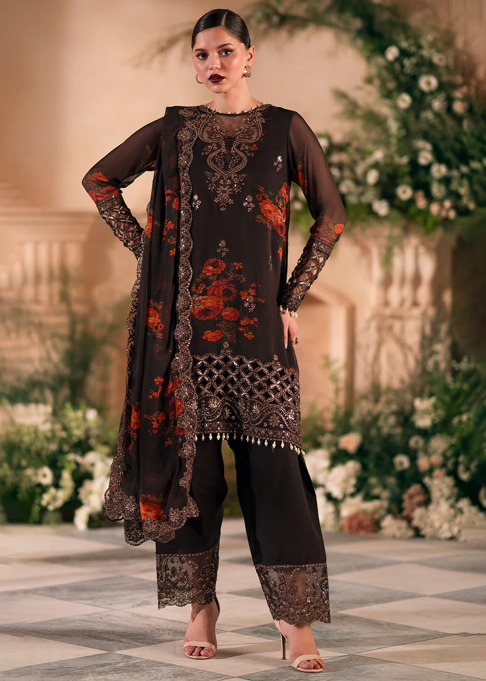 Vasal Luxury Chiffon Collection '24 by Charizma | VSL5-04 - Image 5
