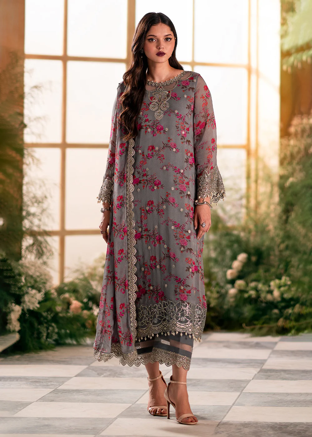 Vasal Luxury Chiffon Collection '24 by Charizma | VSL5-05 - Image 6