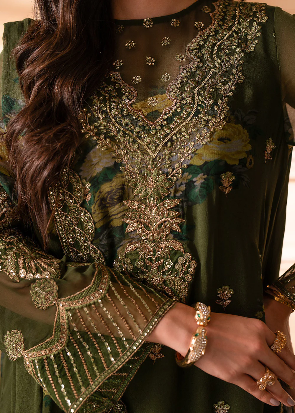 Vasal Luxury Chiffon Collection '24 by Charizma | VSL5-06 - Image 9