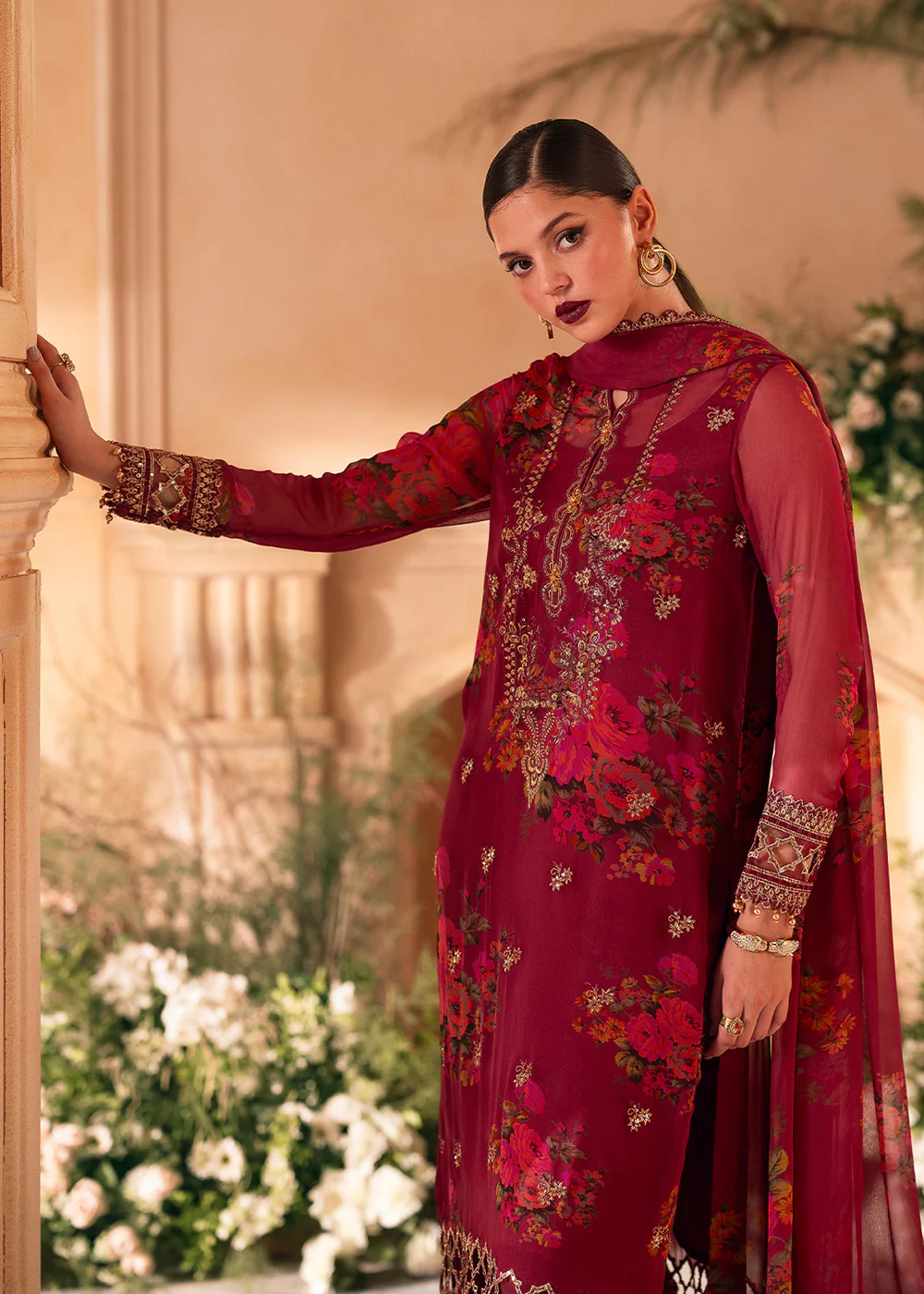 Vasal Luxury Chiffon Collection '24 by Charizma | VSL5-08 - Image 2