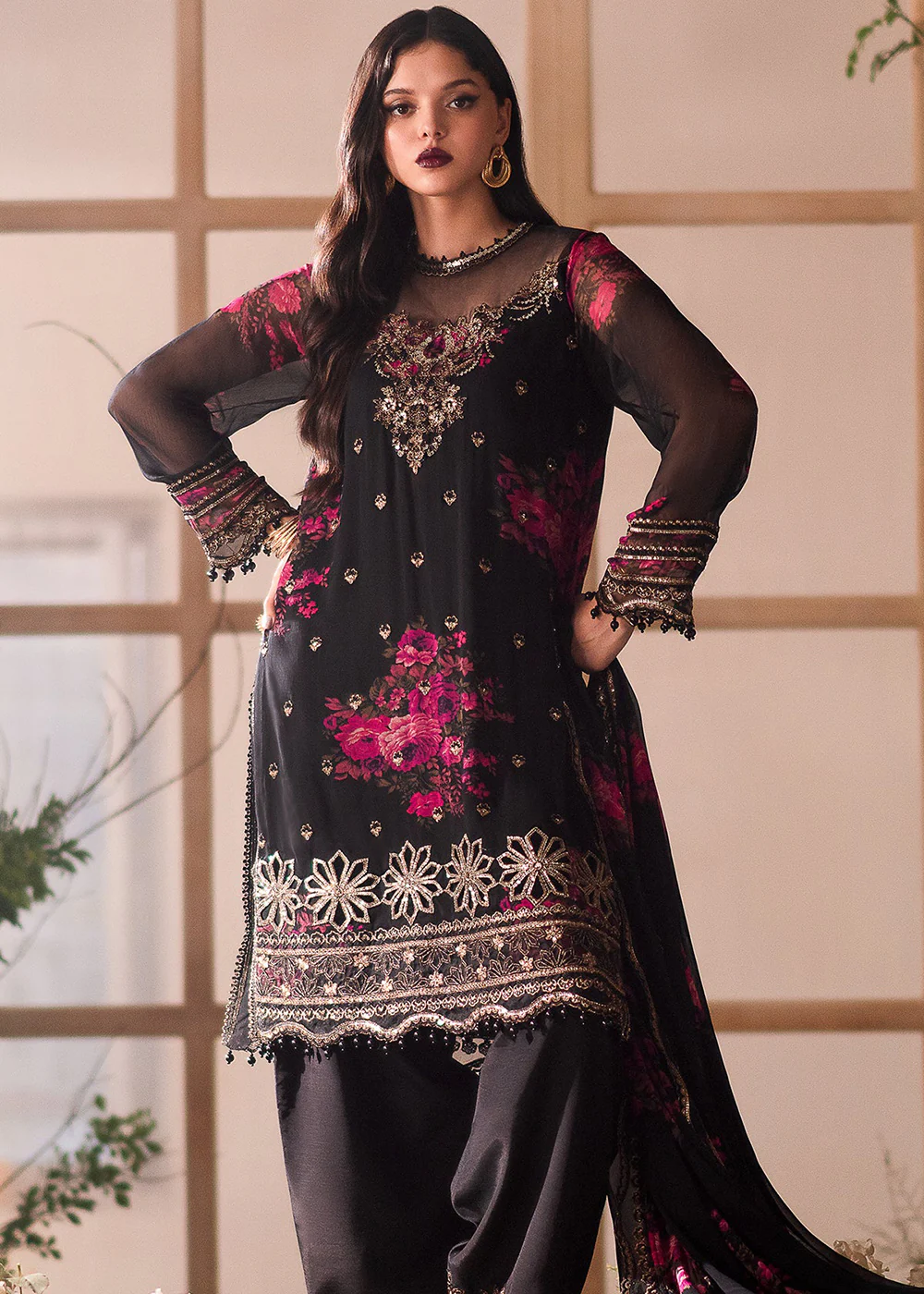 Vasal Luxury Chiffon Collection '24 by Charizma | VSL5-09 - Image 4