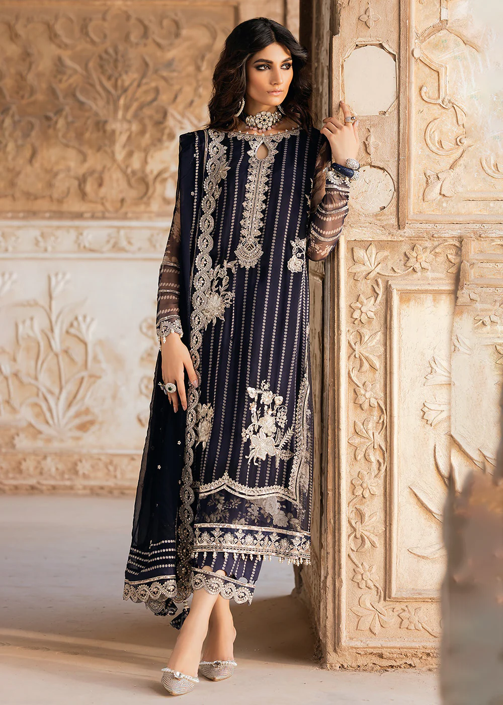 Vasal Luxury Chiffon Collection '24 by Charizma | VSL5-15 - Image 5
