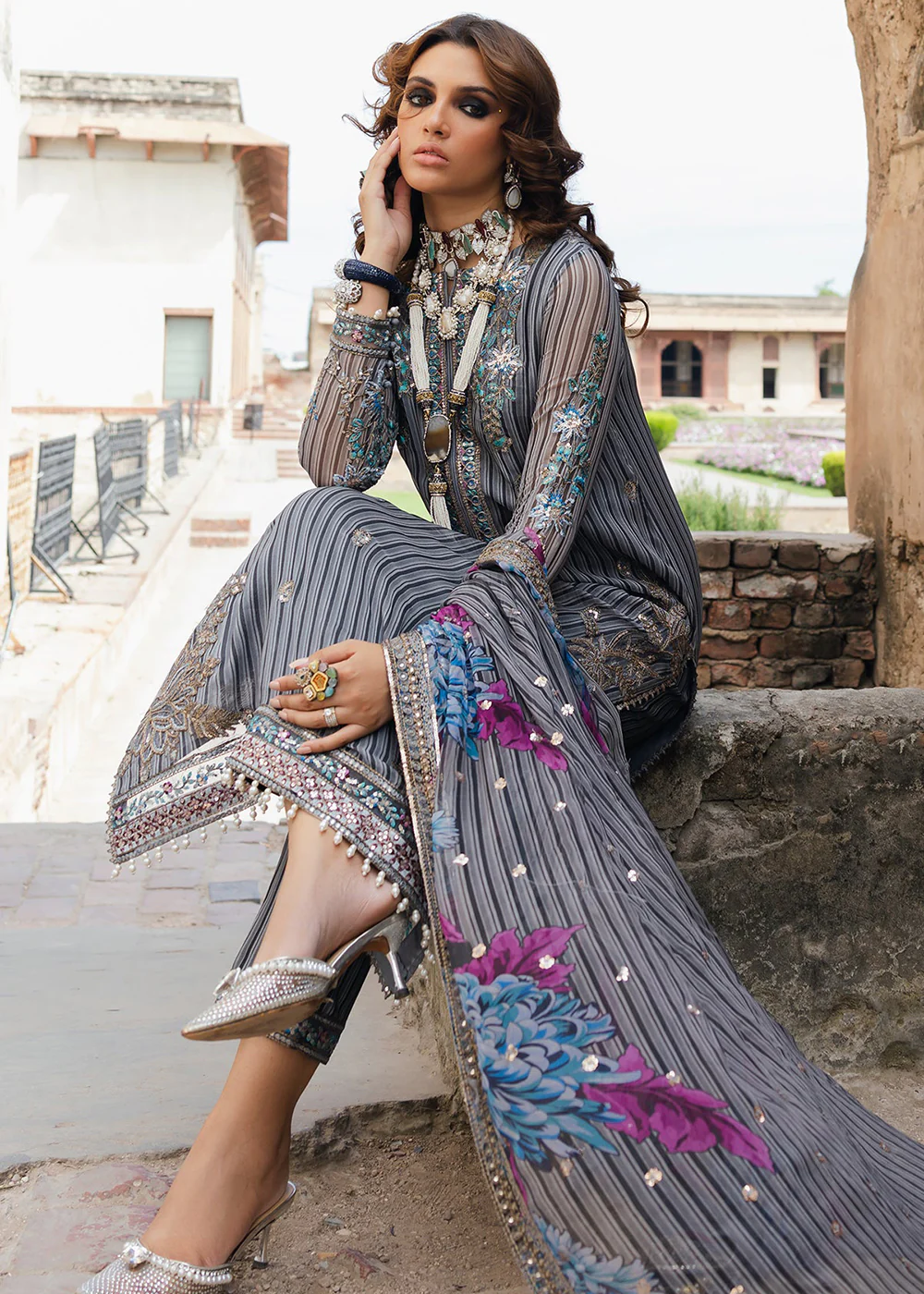 Vasal Luxury Chiffon Collection '24 by Charizma | VSL5-17 - Image 4