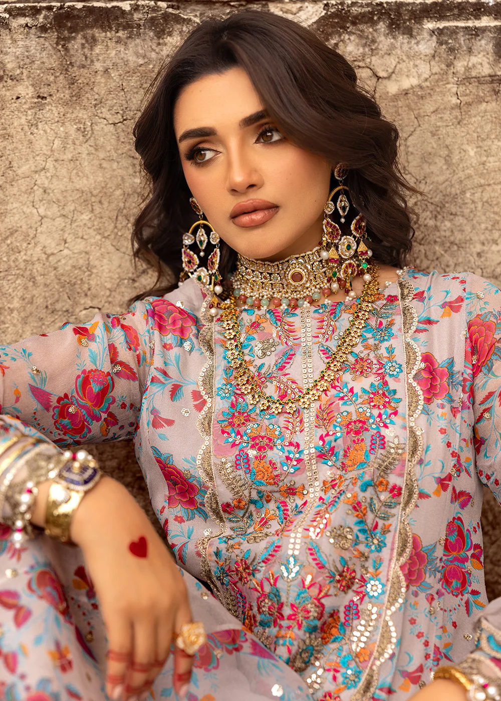 Vasal Luxury Chiffon Collection '25 by Charizma | VSL25-08 - Image 2