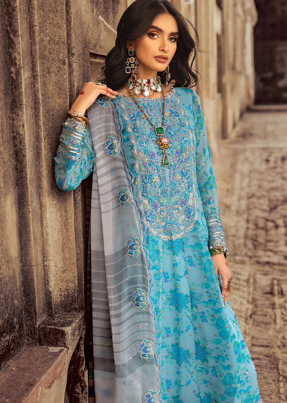 Vasal Luxury Chiffon Collection '25 by Charizma | VSL25-10 - Image 2