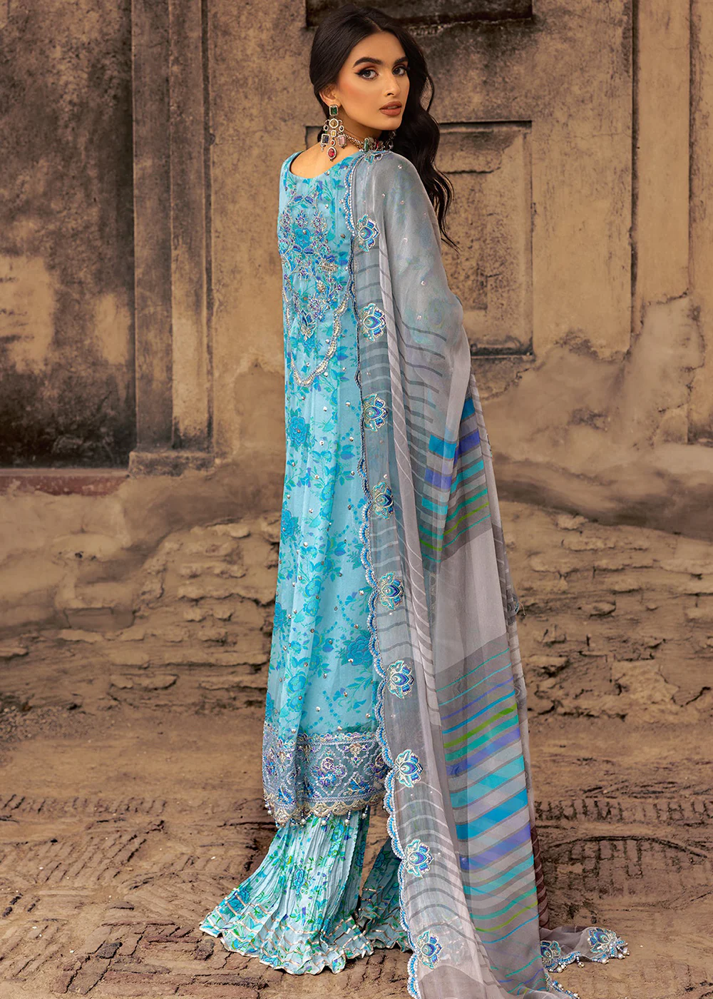 Vasal Luxury Chiffon Collection '25 by Charizma | VSL25-10 - Image 3