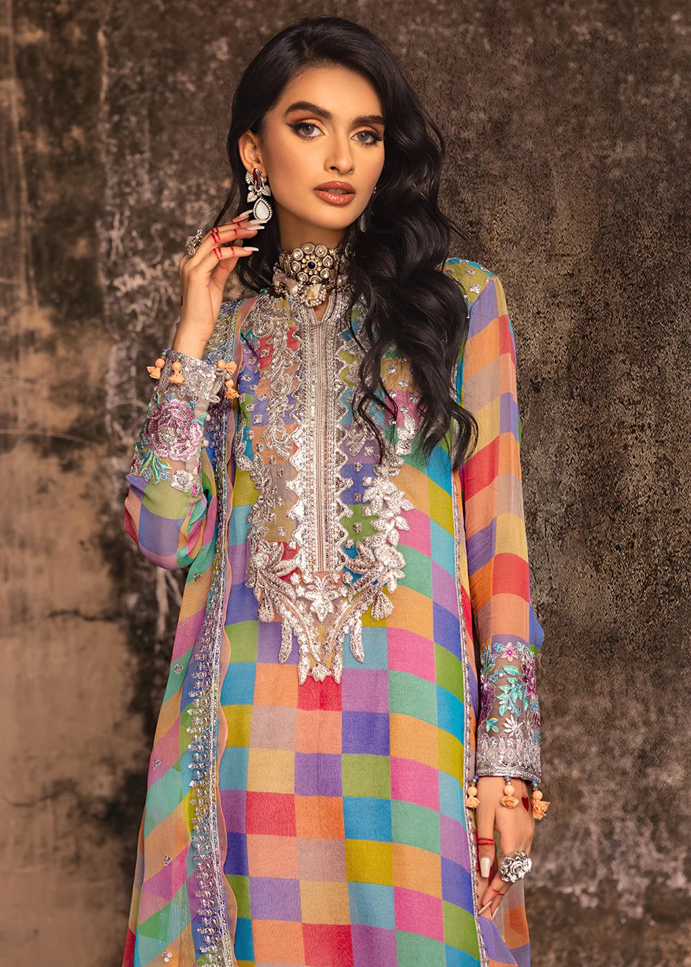 Vasal Luxury Chiffon Collection '25 by Charizma | VSL25-14 - Image 2