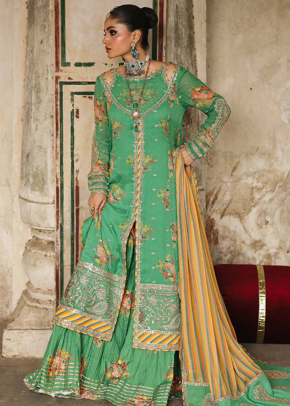 Vasal Luxury Chiffon Collection '25 by Charizma | VSL5-28 - Image 4