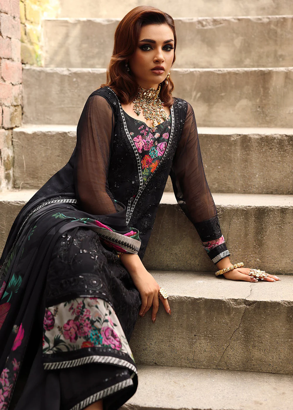 Vasal Luxury Chiffon Collection '25 by Charizma | VSL5-33 - Image 4
